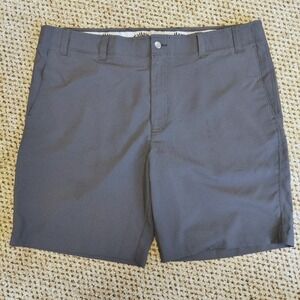 Callaway Mens Golf Shorts Gray Geometric Micro Diamond Pattern Size 40 Stretch